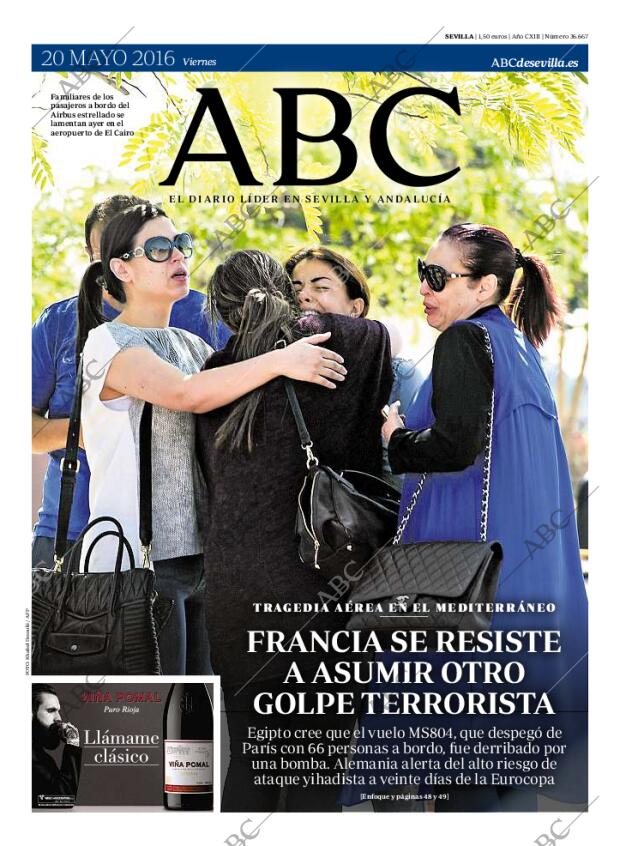 ABC SEVILLA 20-05-2016 página 1