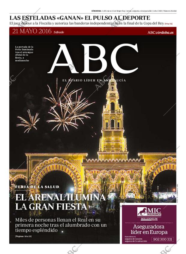 ABC CORDOBA 21-05-2016 página 1