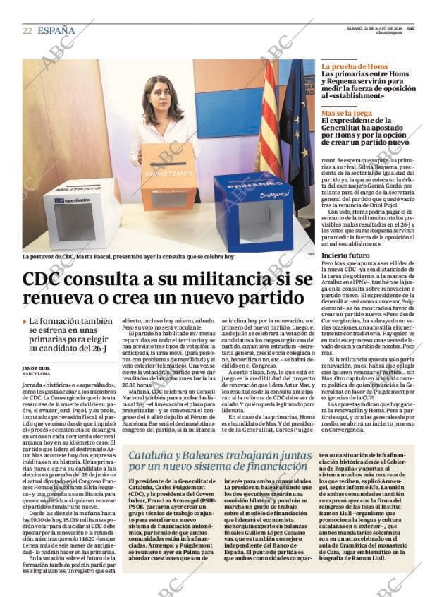 ABC MADRID 21-05-2016 página 22