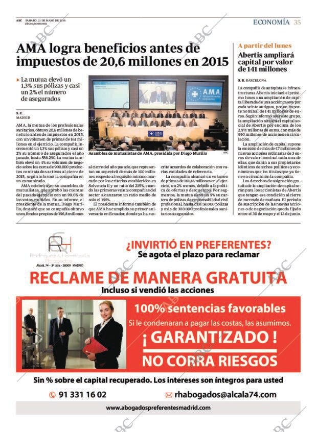 ABC MADRID 21-05-2016 página 35