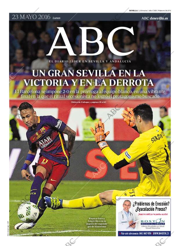 ABC SEVILLA 23-05-2016 página 1