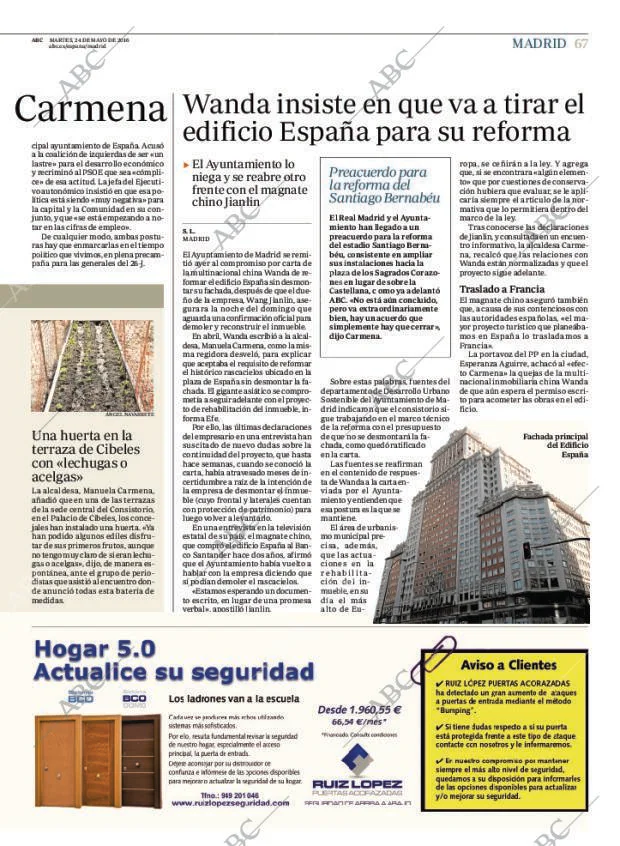 ABC MADRID 24-05-2016 página 67