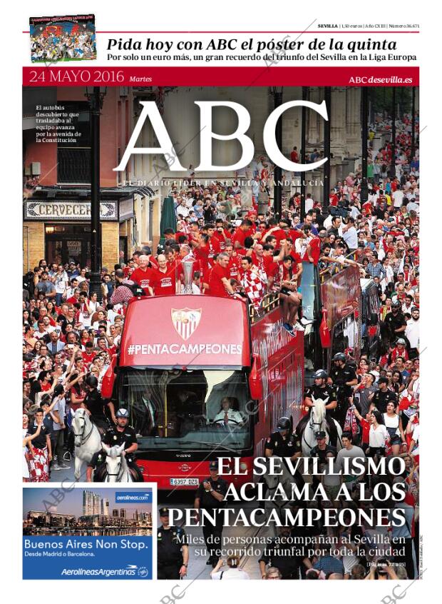 ABC SEVILLA 24-05-2016 página 1