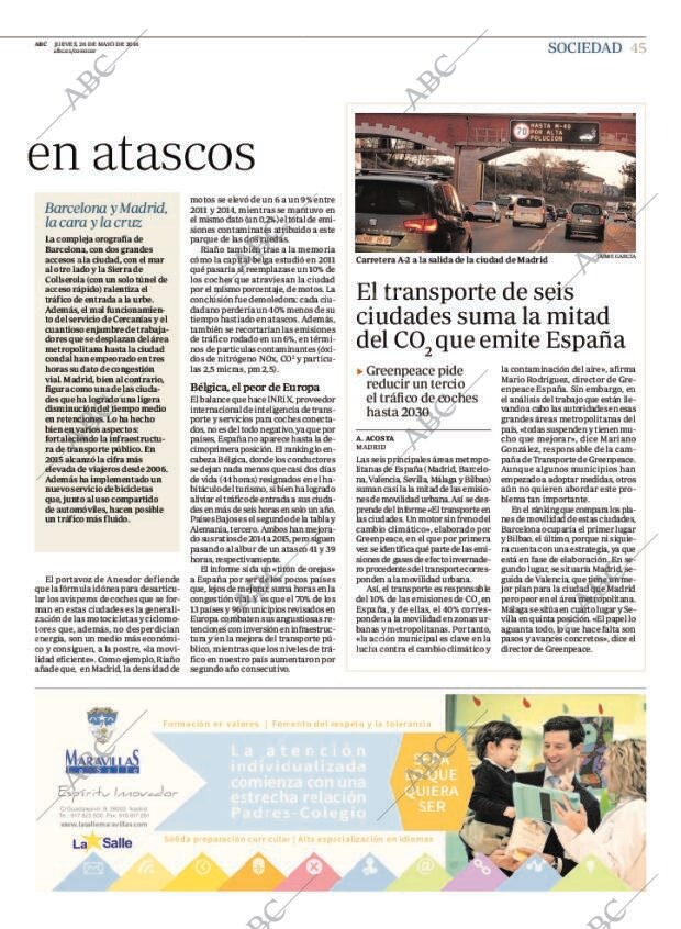 ABC MADRID 26-05-2016 página 45