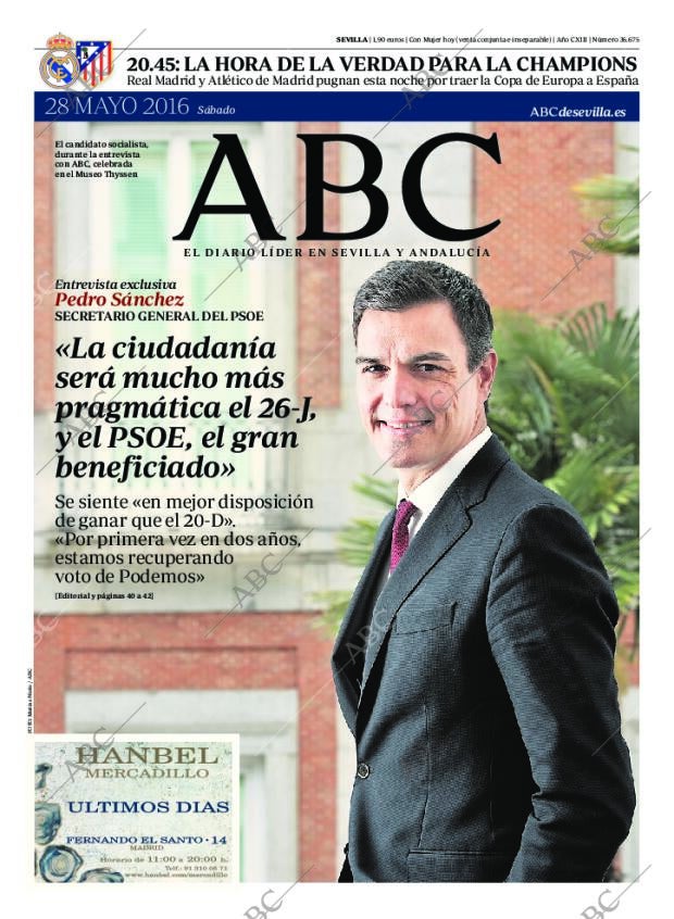 ABC SEVILLA 28-05-2016 página 1