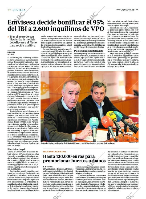 ABC SEVILLA 28-05-2016 página 22