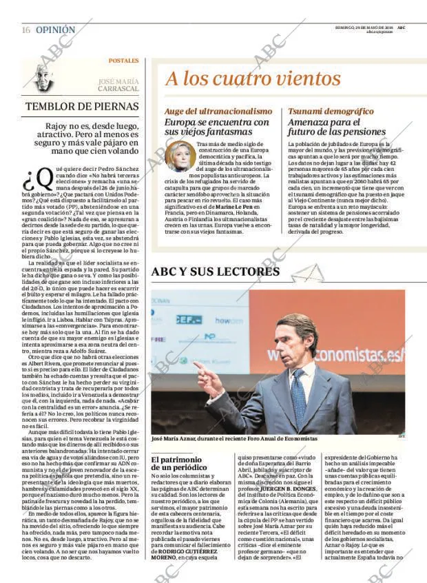 ABC MADRID 29-05-2016 página 16