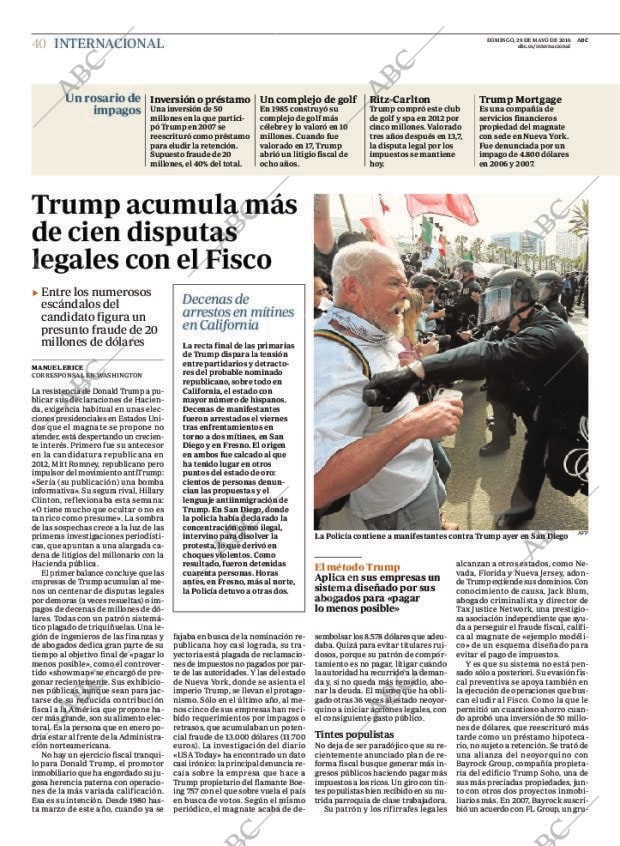 ABC MADRID 29-05-2016 página 40