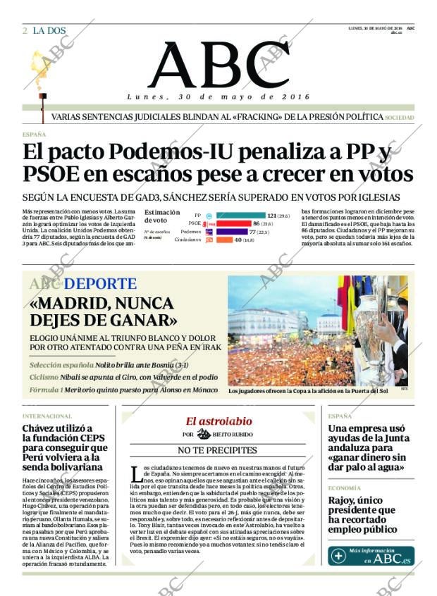 ABC MADRID 30-05-2016 página 2