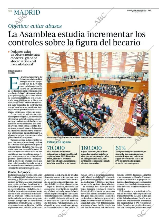 ABC MADRID 30-05-2016 página 90