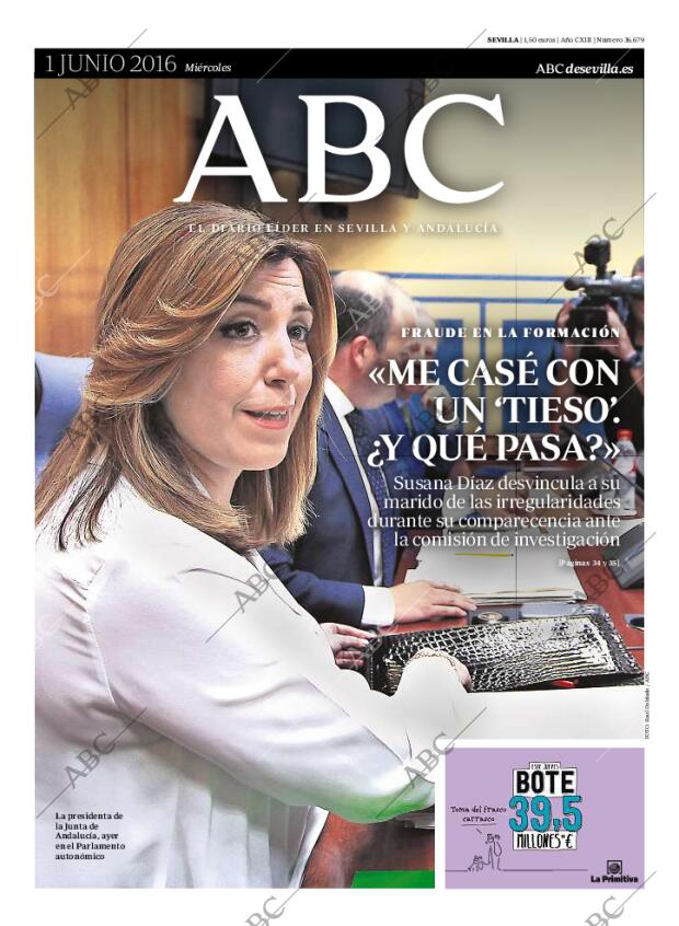 ABC SEVILLA 01-06-2016 página 1