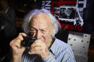 El fotógrafo William Klein en la presentación de su exposición retrospectiva en...