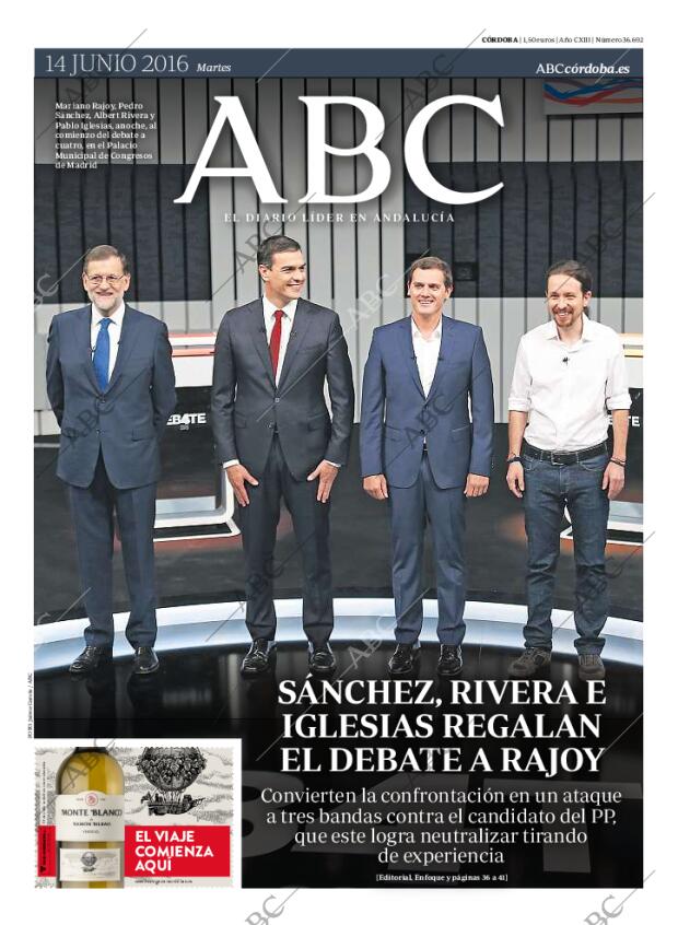 ABC CORDOBA 14-06-2016 página 1