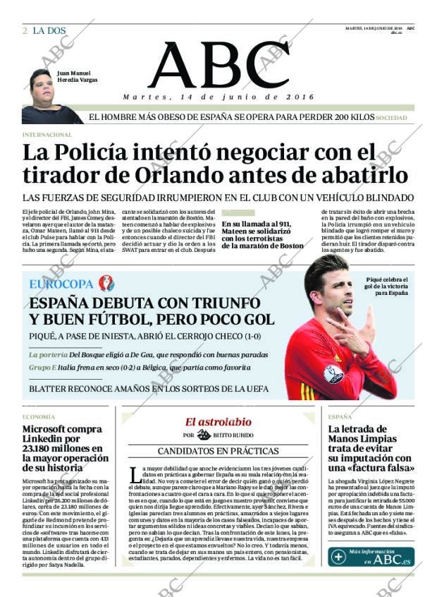 ABC MADRID 14-06-2016 página 2