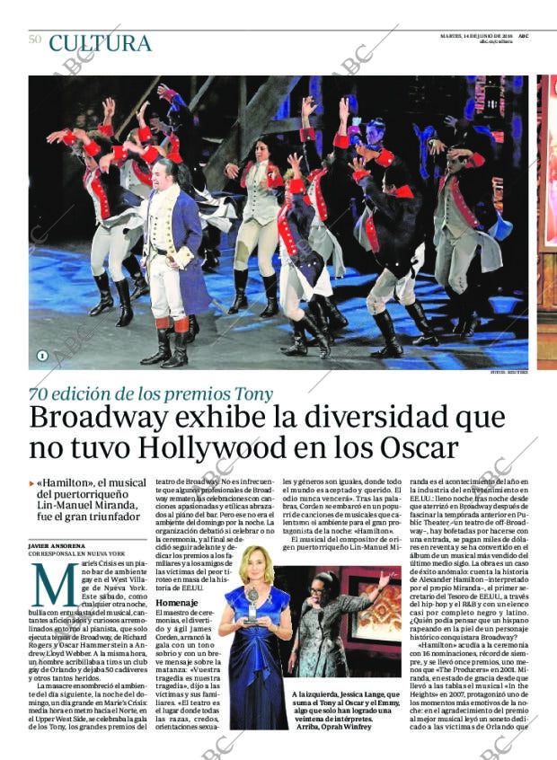 ABC MADRID 14-06-2016 página 50