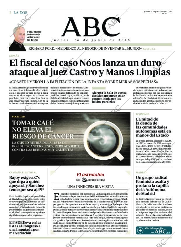 ABC MADRID 16-06-2016 página 2