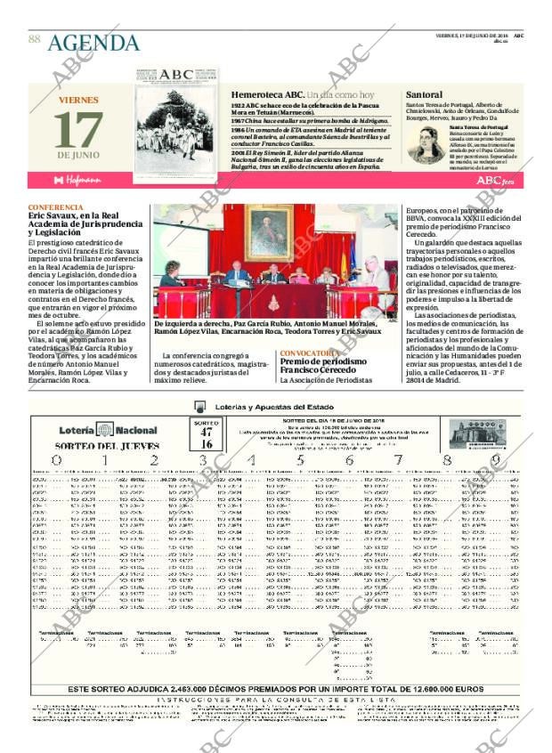 ABC MADRID 17-06-2016 página 88