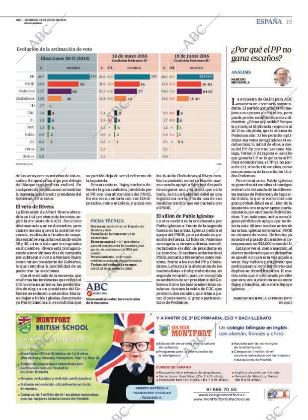 ABC MADRID 19-06-2016 página 19