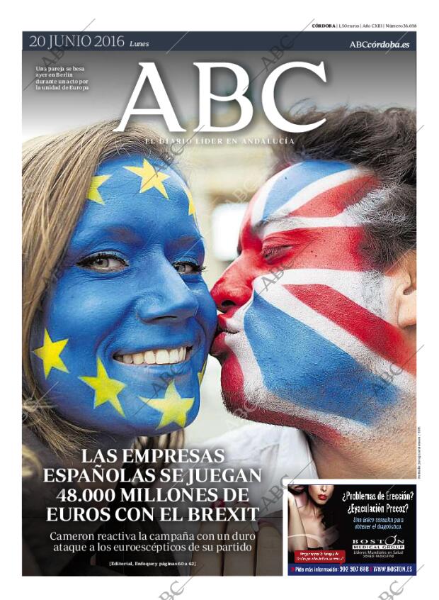 ABC CORDOBA 20-06-2016 página 1
