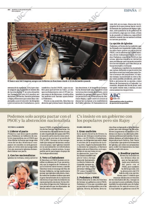 ABC MADRID 21-06-2016 página 17