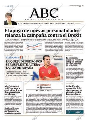 ABC MADRID 21-06-2016 página 2