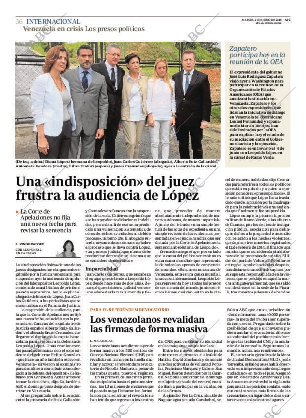 ABC MADRID 21-06-2016 página 36
