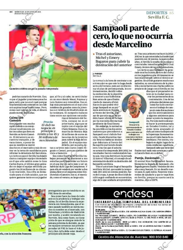 ABC SEVILLA 22-06-2016 página 85