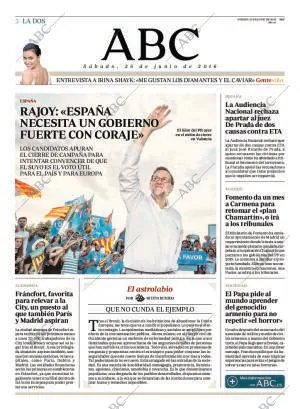 ABC MADRID 25-06-2016 página 2