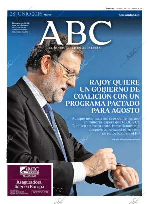 ABC CORDOBA 28-06-2016 página 1