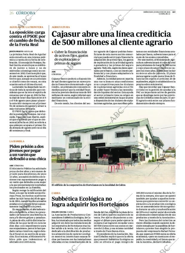 ABC CORDOBA 29-06-2016 página 26