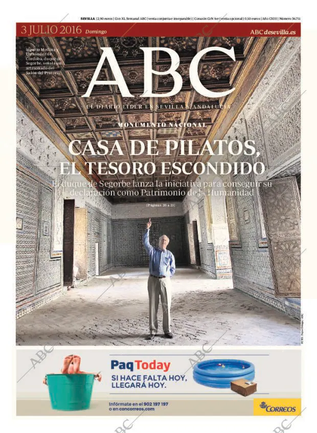 ABC SEVILLA 03-07-2016 página 1