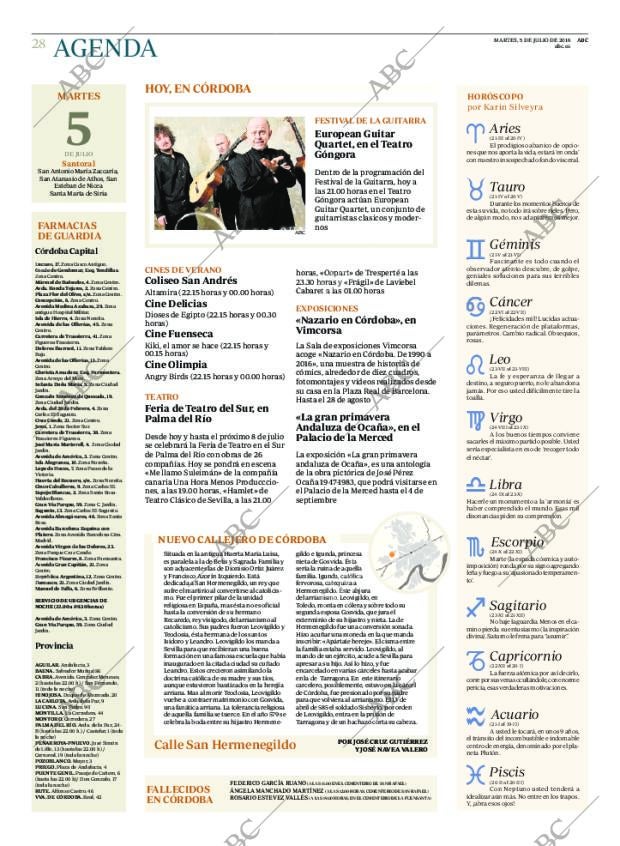 ABC CORDOBA 05-07-2016 página 28