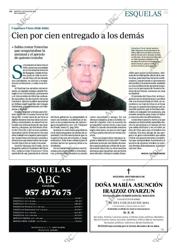 ABC CORDOBA 05-07-2016 página 65