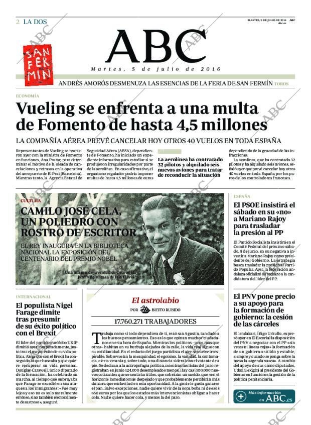 ABC MADRID 05-07-2016 página 2