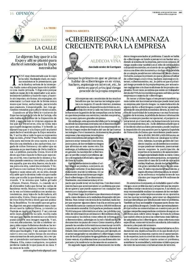 ABC SEVILLA 08-07-2016 página 16