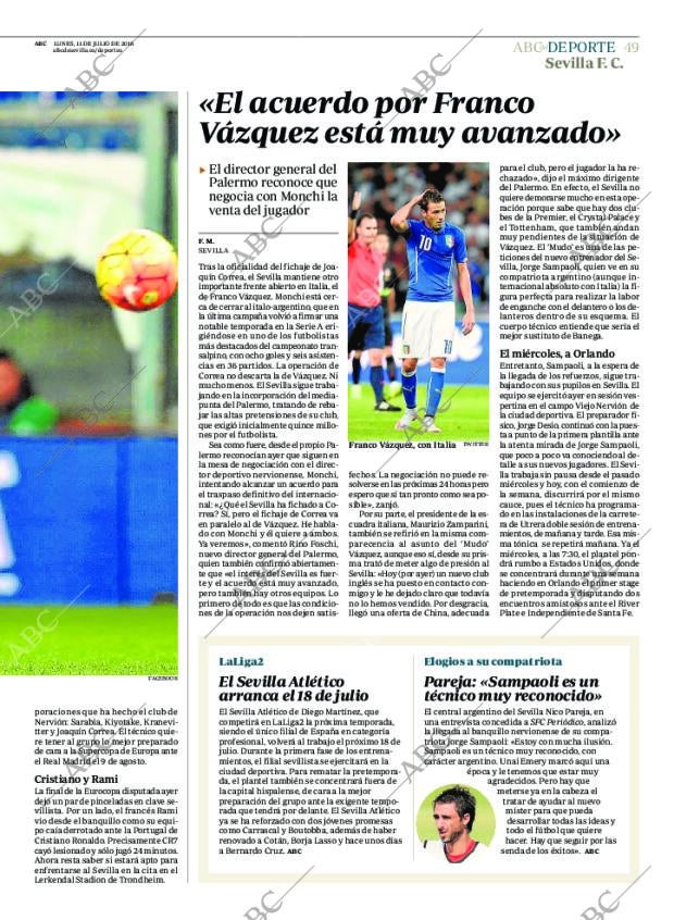 ABC SEVILLA 11-07-2016 página 49