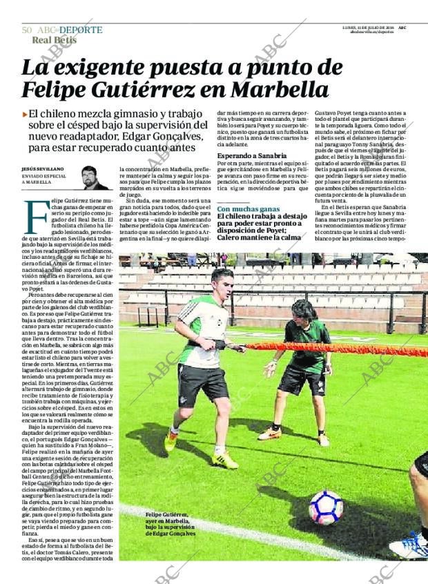 ABC SEVILLA 11-07-2016 página 50