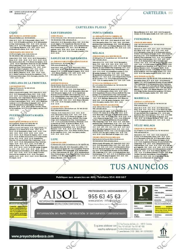 ABC SEVILLA 11-07-2016 página 89