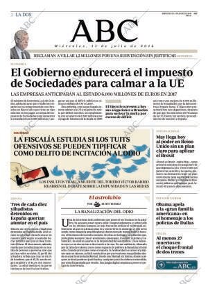 ABC MADRID 13-07-2016 página 2