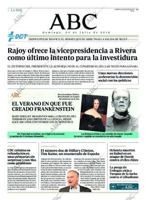 ABC MADRID 24-07-2016 página 2