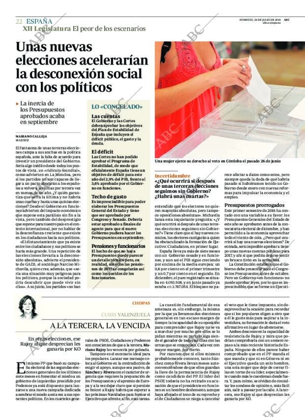 ABC MADRID 24-07-2016 página 22