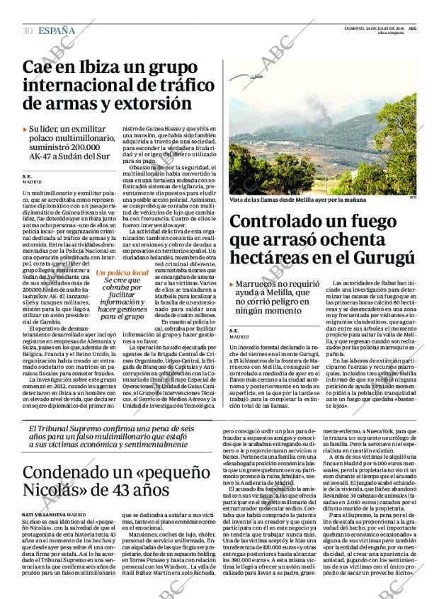 ABC MADRID 24-07-2016 página 30