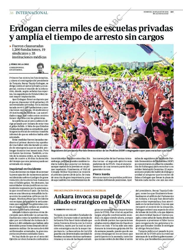 ABC MADRID 24-07-2016 página 38