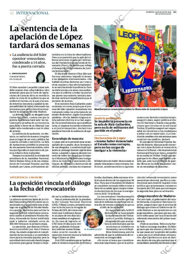 ABC MADRID 24-07-2016 página 42