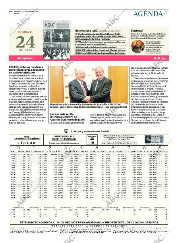 ABC MADRID 24-07-2016 página 71