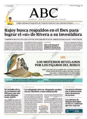 ABC MADRID 25-07-2016 página 2