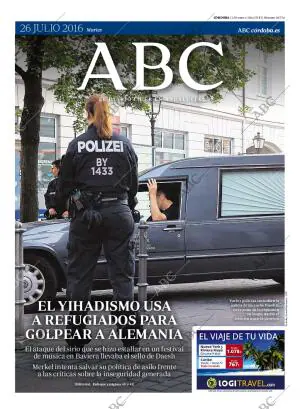 ABC CORDOBA 26-07-2016 página 1