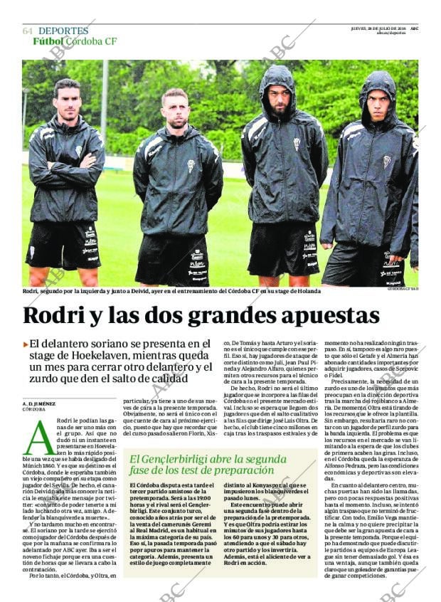 ABC CORDOBA 28-07-2016 página 64