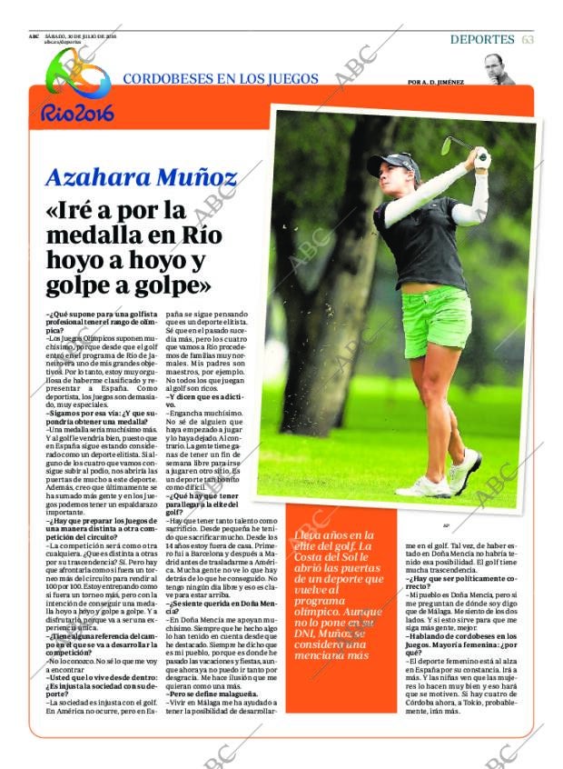ABC CORDOBA 30-07-2016 página 63