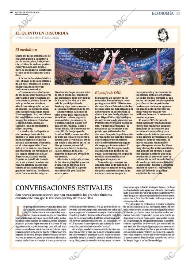 ABC MADRID 08-08-2016 página 33